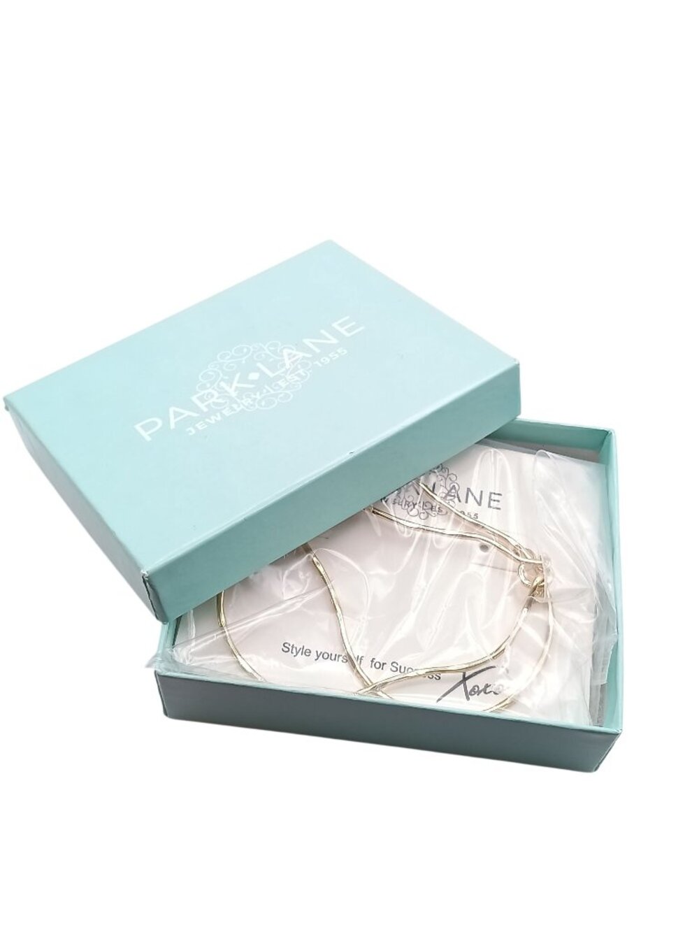 Park Lane Gold-Tone Mochi Hoop Earrings in Original Jewelry Box